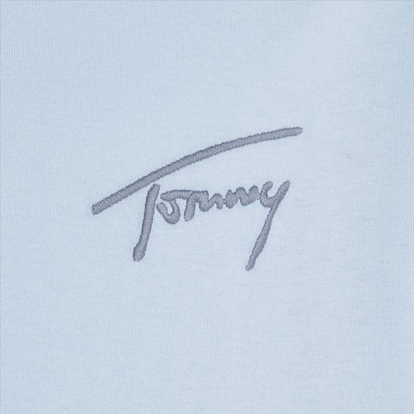 Tommy Jeans - Lichtblauwe Signature T-shirt