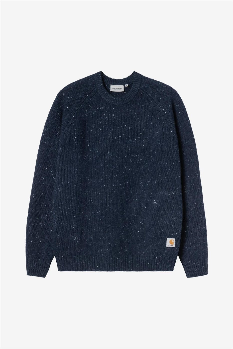 Carhartt WIP - Donkerblauwe Anglistic trui