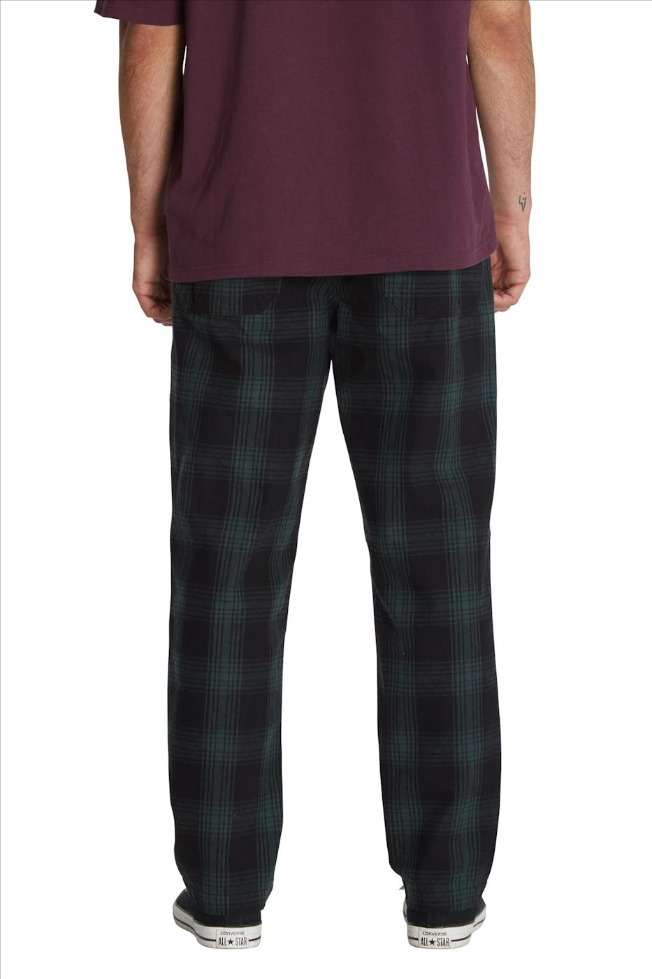 Volcom - Blauw-groene Psychstone broek