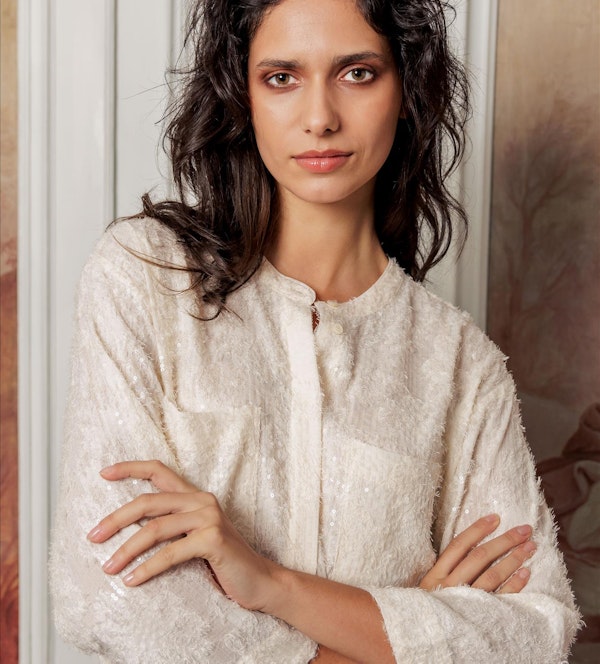 Minimum - Ecru Veronicas blouse