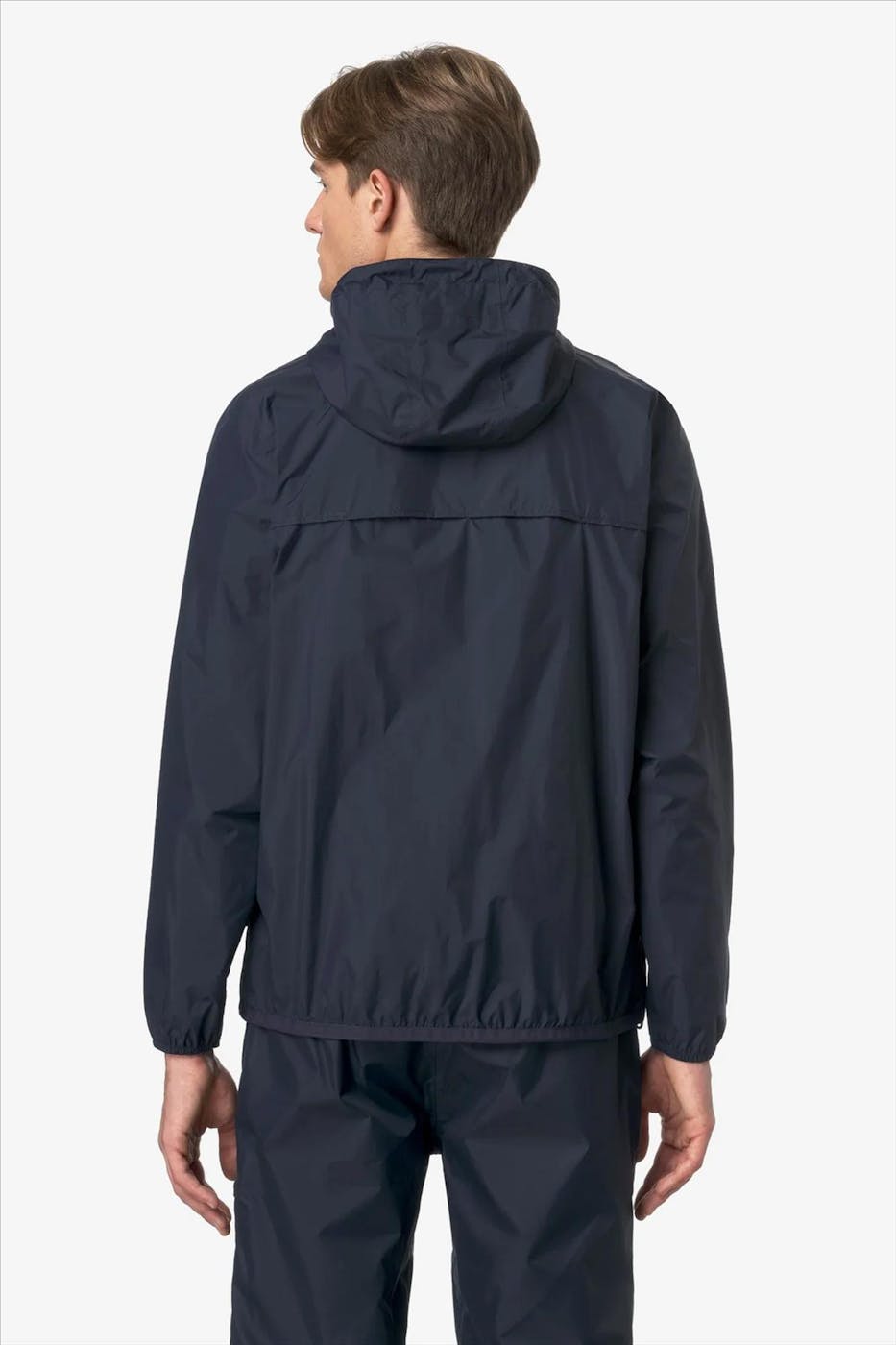 K-Way - Donkerblauwe Le Vrai Claude 4.0 regenjas