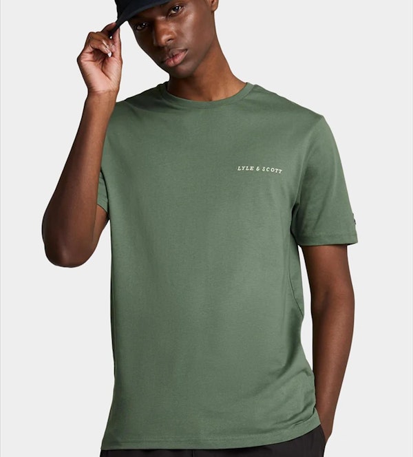 Lyle & Scott - Groene Embroidered T-shirt