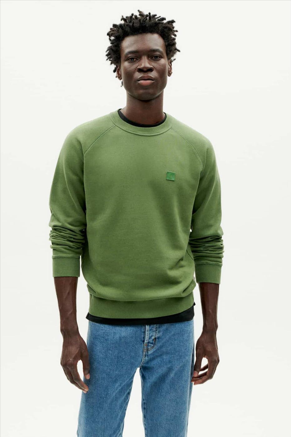 Thinking Mu - Groene Sol sweater
