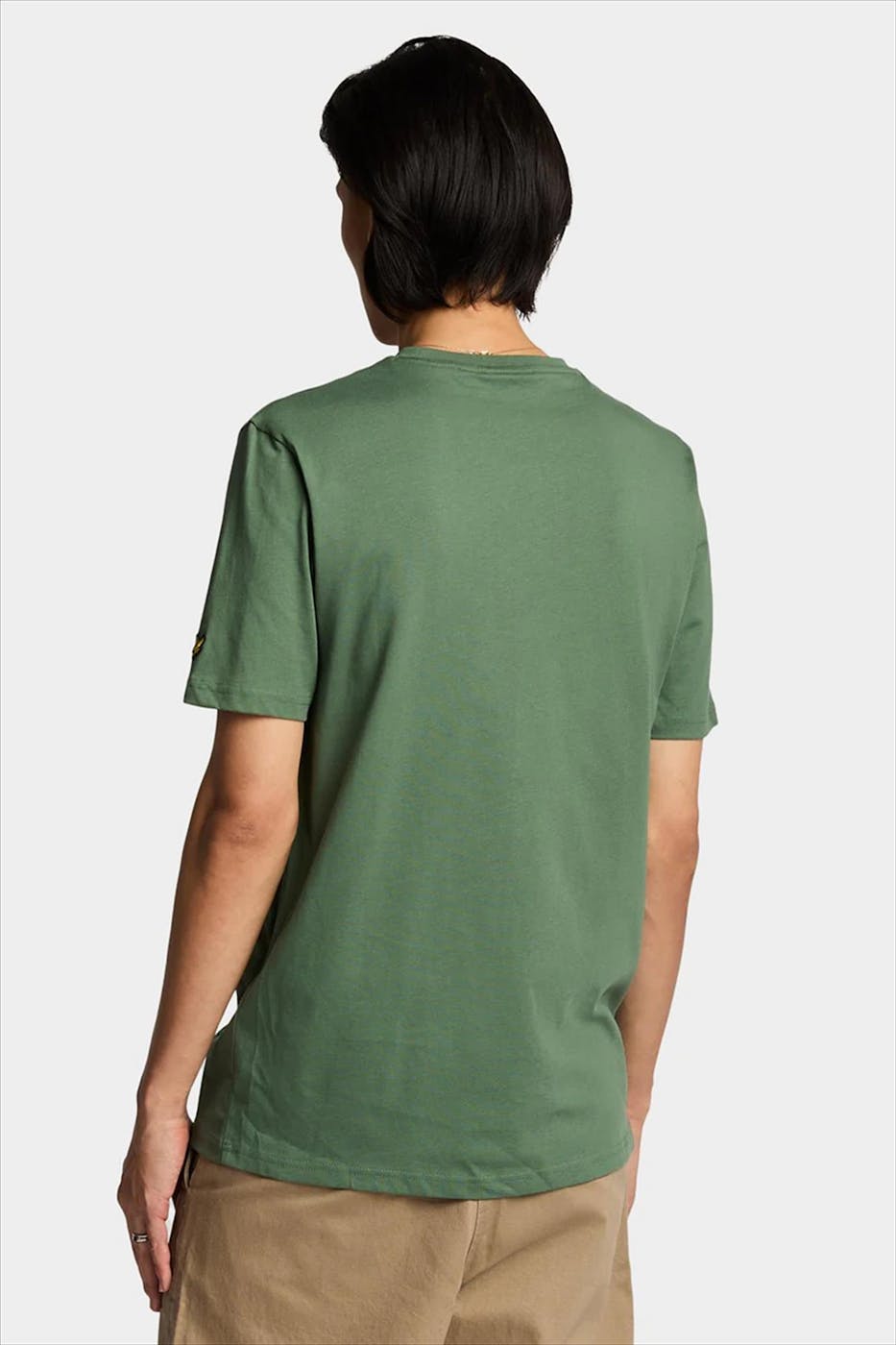 Lyle & Scott - Groene Embroidered T-shirt