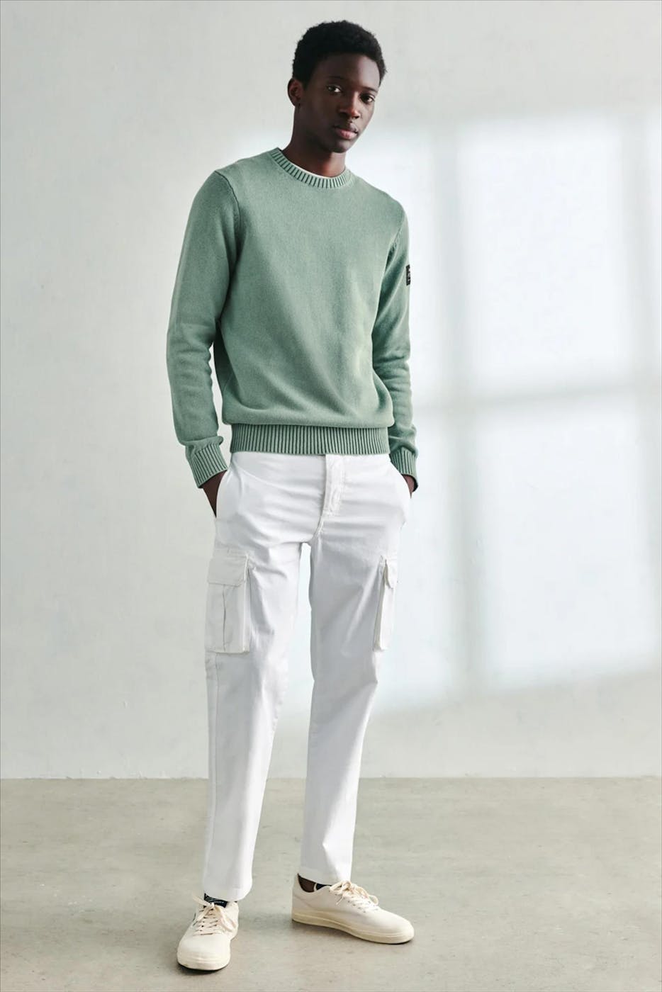 ECOALF - Mintgroene Tail trui
