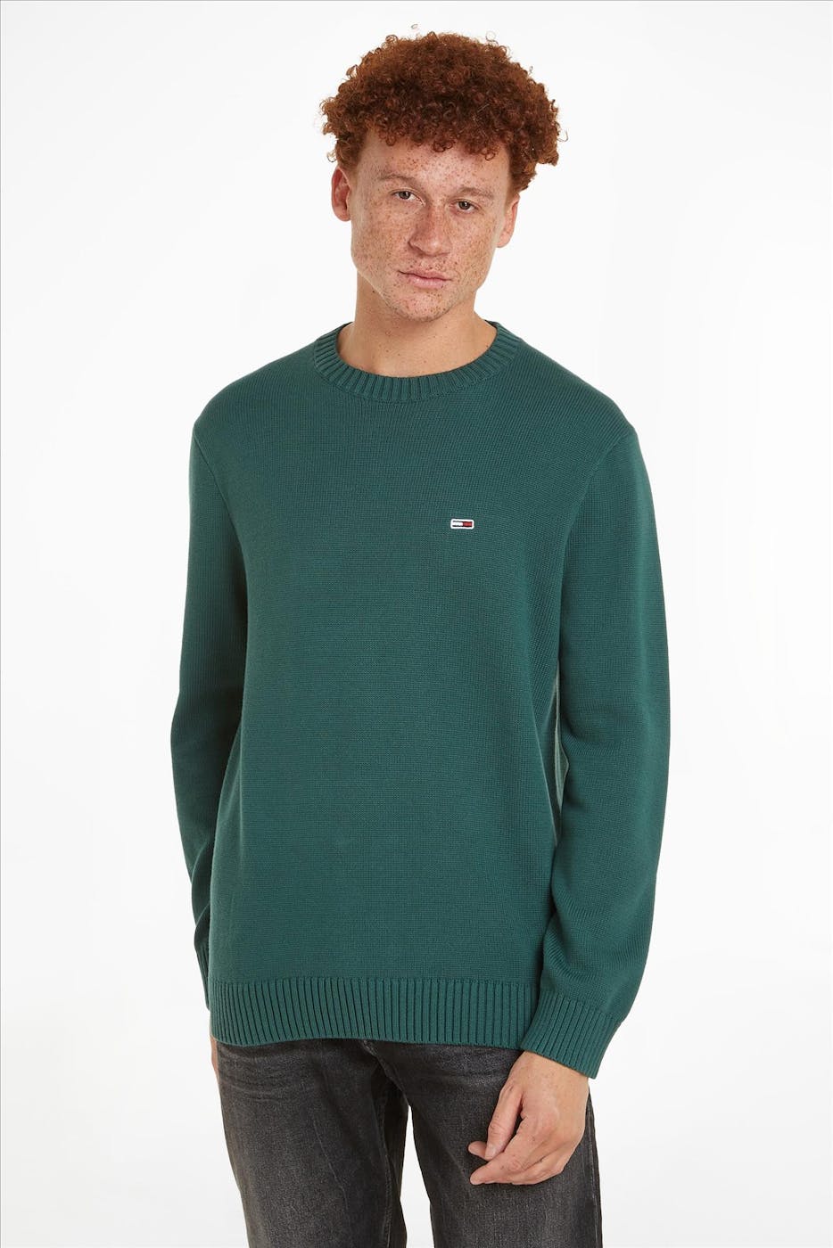 Tommy Jeans - Groene Essentials trui