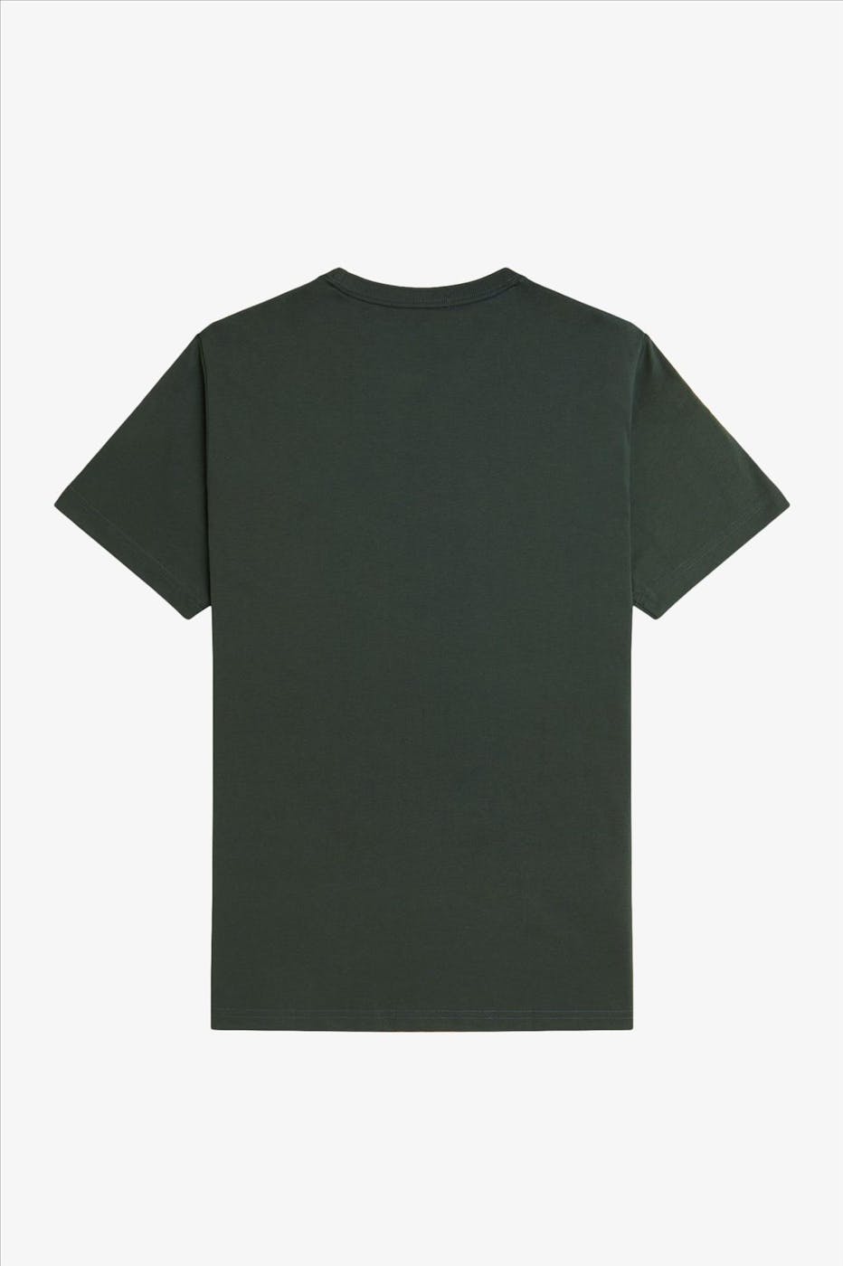 Fred Perry - Donkergroene Crew Neck T-shirt