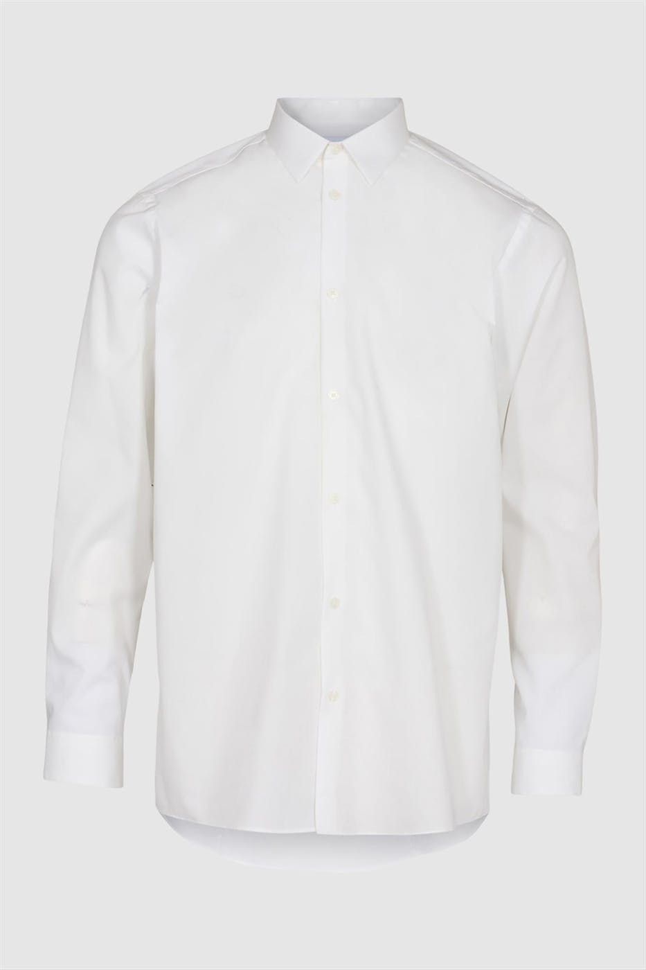 Minimum - Wit Halls hemd