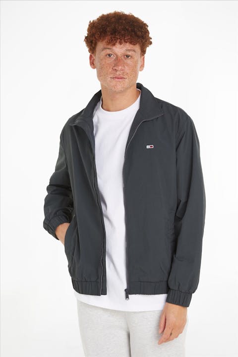 Tommy Jeans - Donkergrijze Essential jas