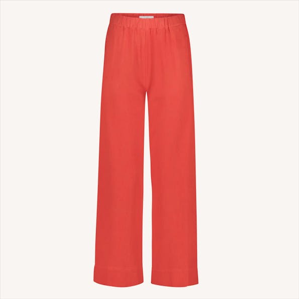 BY BAR - Rode Mees Twill broek