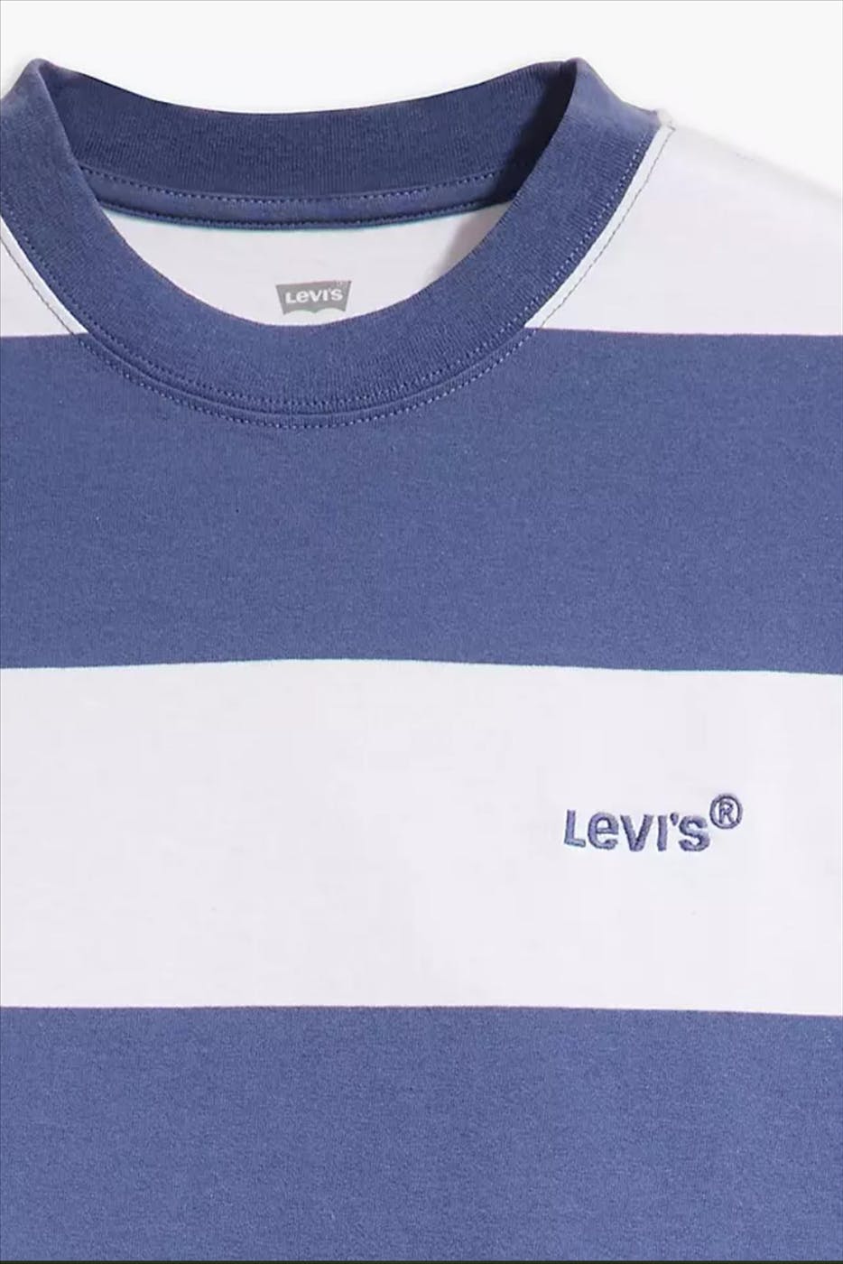 Levi's - Wit-Blauwe Vintage T-shirt