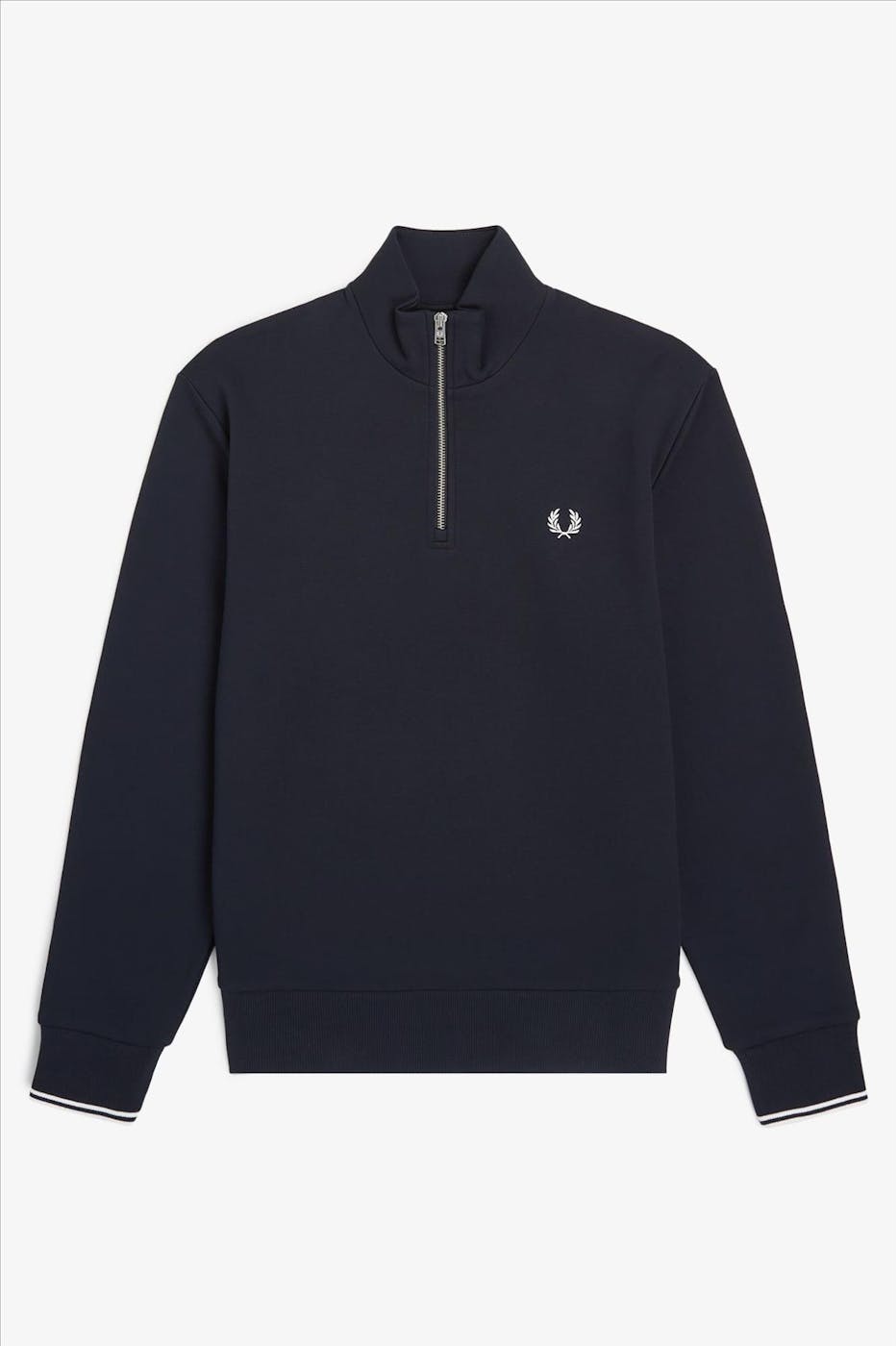 Fred Perry - Donkerblauwe Half Zip sweater