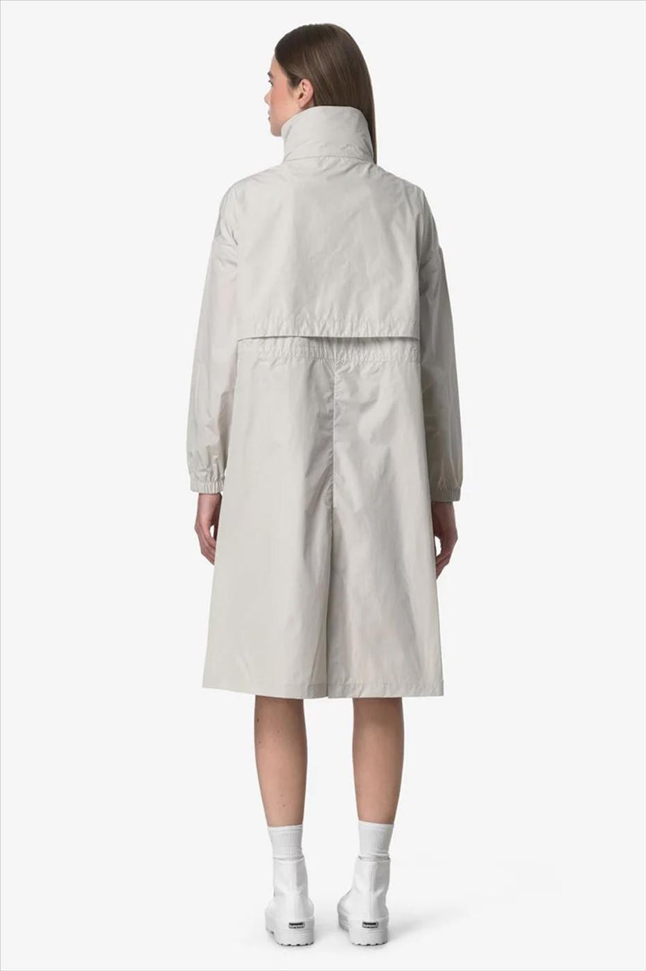 K-Way - Muntgroene Trenchcoat regenjas