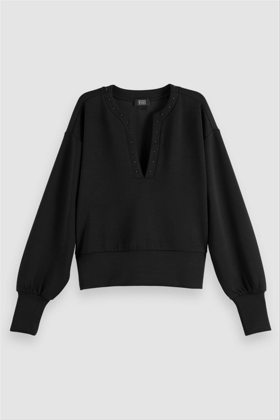 Scotch & Soda - Zwarte Beaded sweater