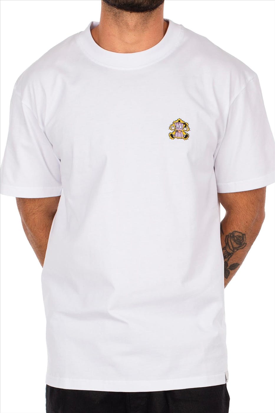 Iriedaily - Witte Coffeelectric T-shirt