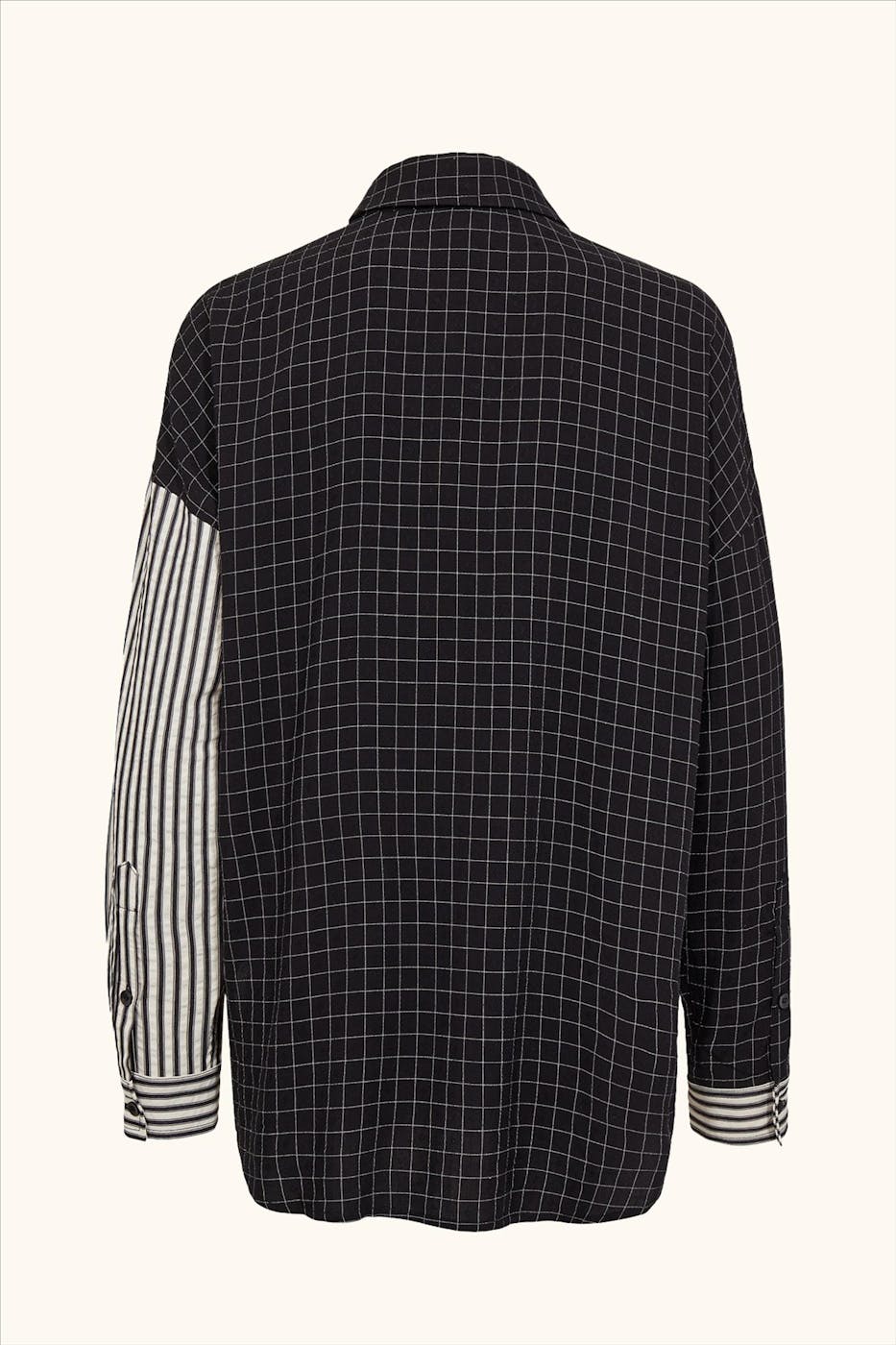 Nümph - Zwart-Witte Miso blouse