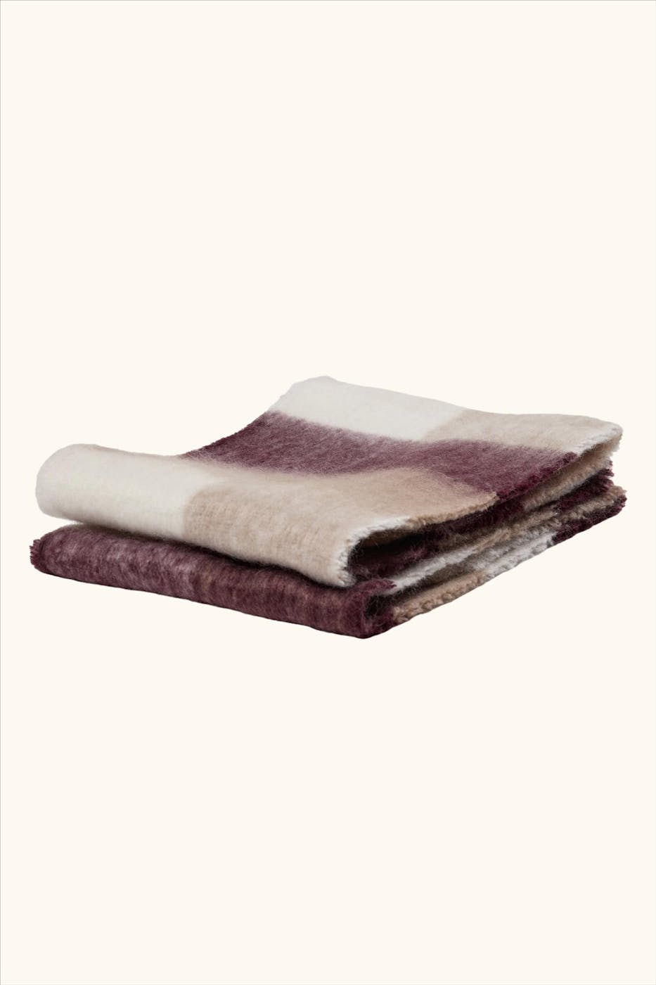 Nümph - Bordeaux-Beige Milo sjaal