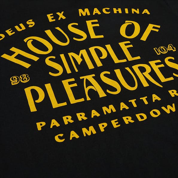 Deus Ex Machina - Zwarte Simplicity T-shirt