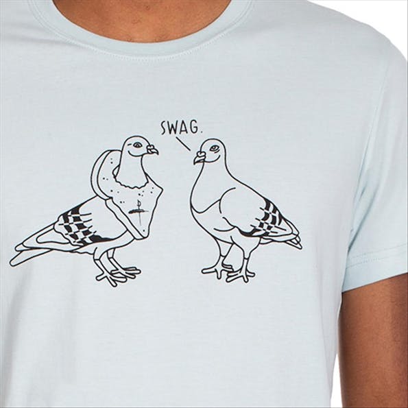 Iriedaily - Muntgroene Pigeon Swag T-shirt