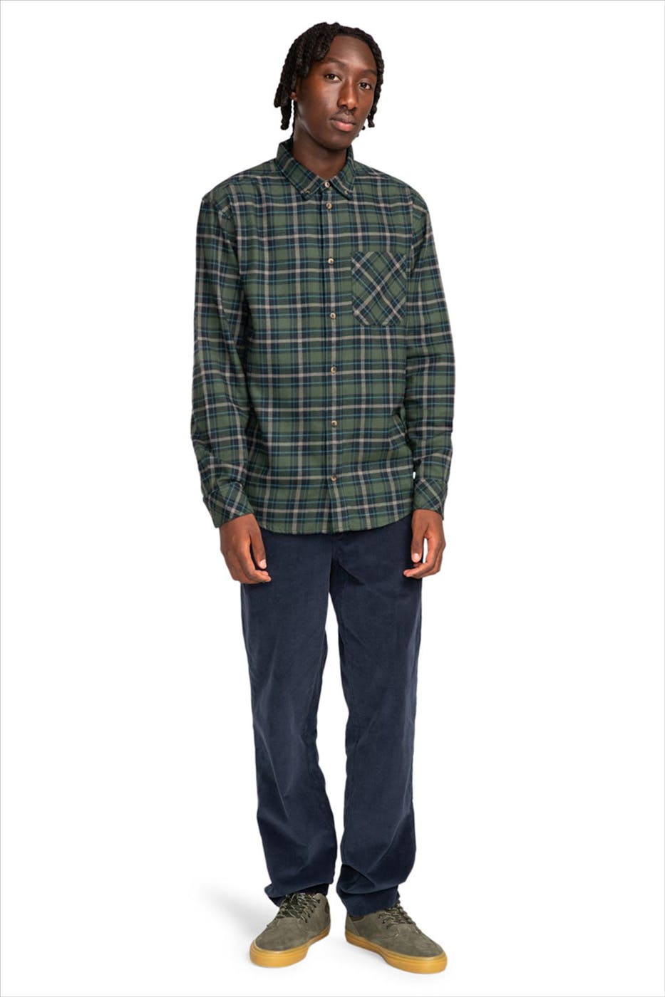 Element - Groen-Blauw Ivy hemd