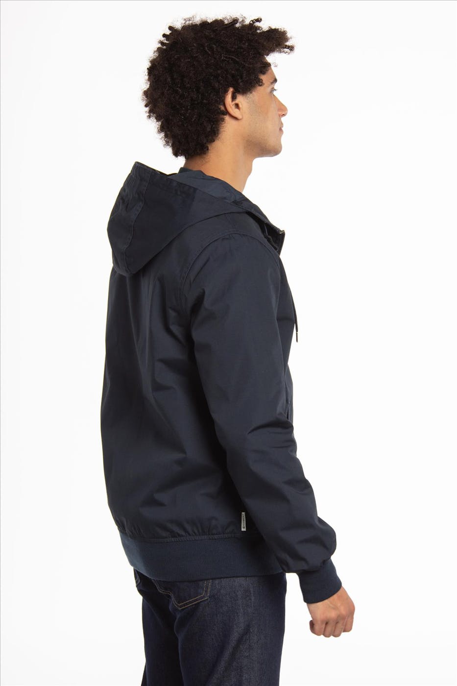 Element - Blauwe Dulcey Light bomber jacket met kap