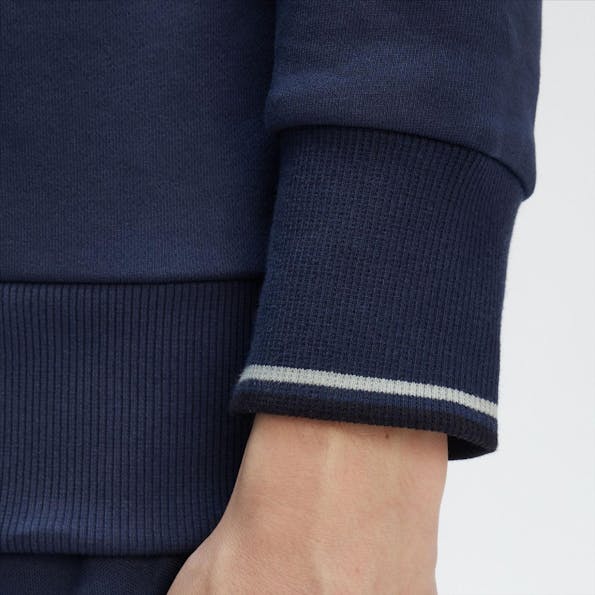 Fred Perry - Donkerblauwe Crew Neck sweater