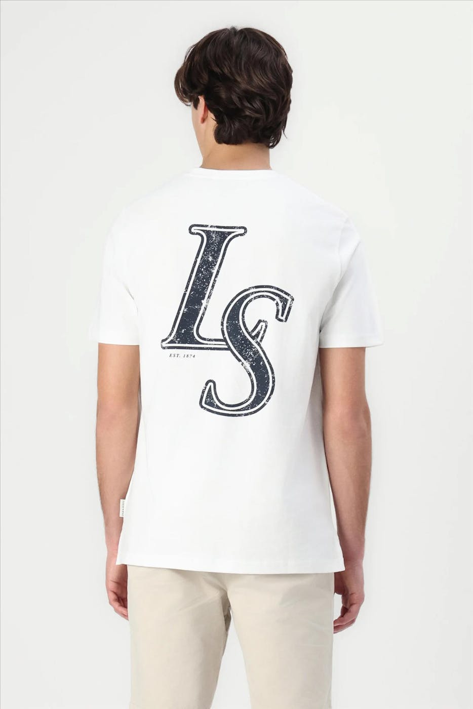 Lyle & Scott - Witte Emblem T-shirt