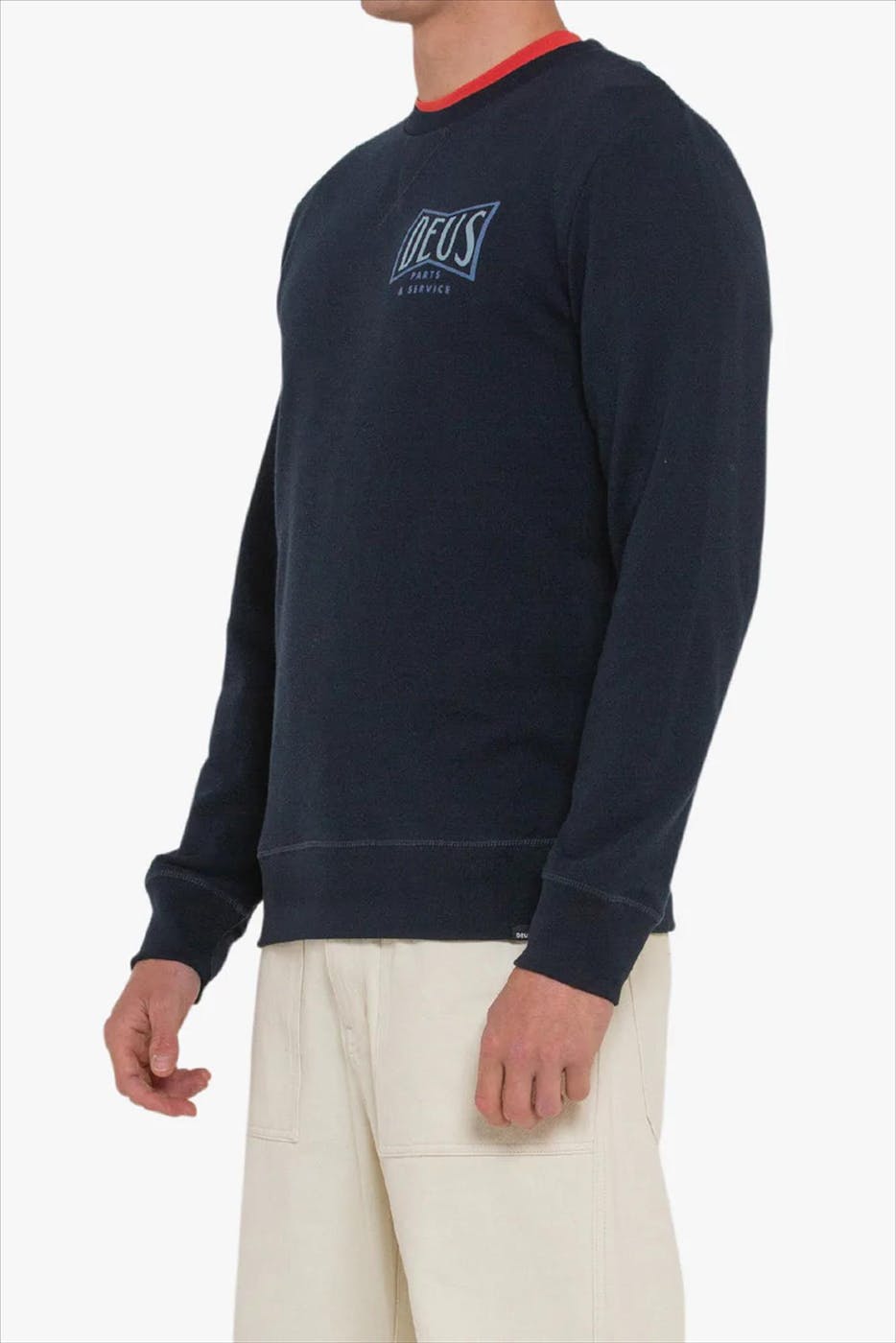 Deus Ex Machina - Donkerblauwe Avenue Crew sweater