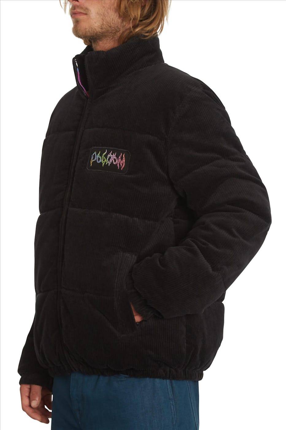 Volcom - Zwarte-multicolor Chrissieabbottxfrench jas