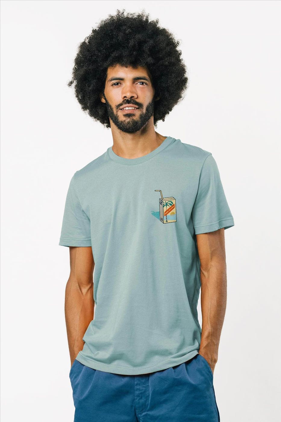 Brava - Lichtgroene Agua De Coco T-shirt