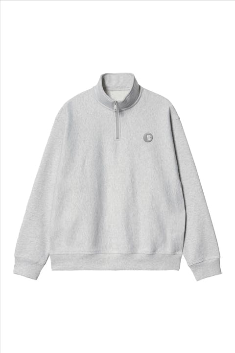 Brooklyn - Grijze B-Icon Half Zip sweater