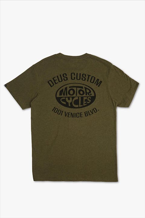 Deus Ex Machina - Donkergroene Certain T-shirt