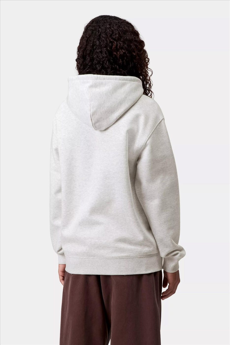 Carhartt WIP - Lichtgrijze W' Carhartt hoodie