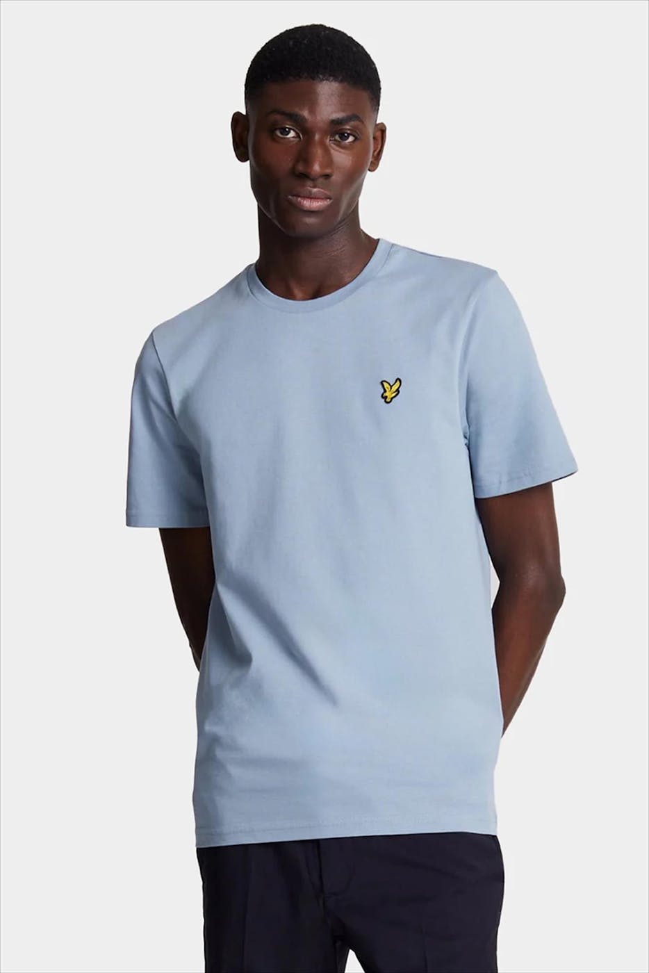 Lyle & Scott - Blauwpaarse Plain T-shirt