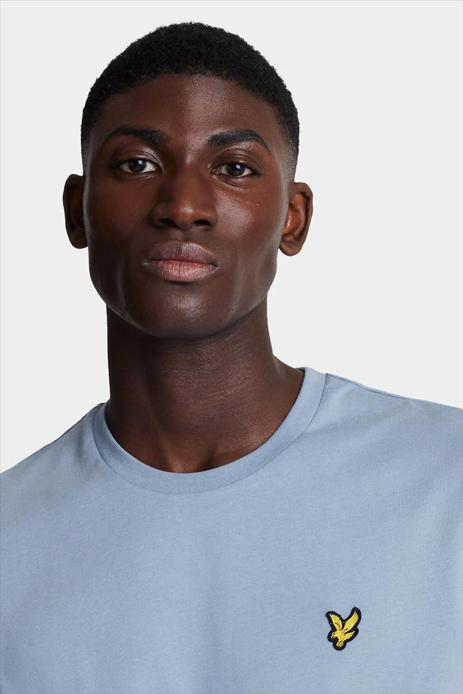 Lyle & Scott - Blauwpaarse Plain T-shirt