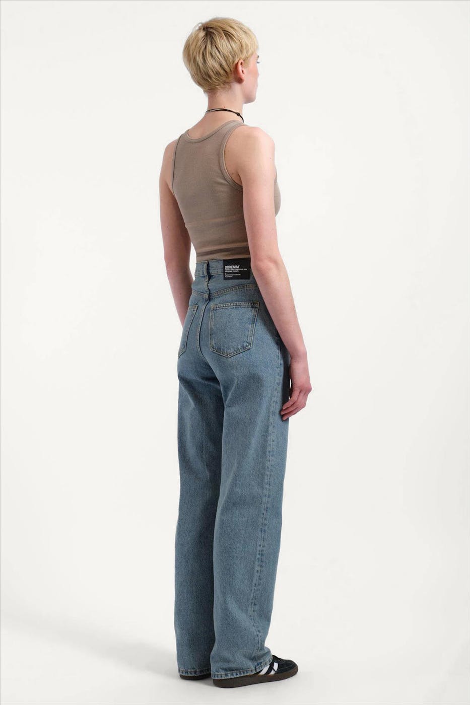 Dr. Denim - Blauwe Retro Dirt Echo straight jeans