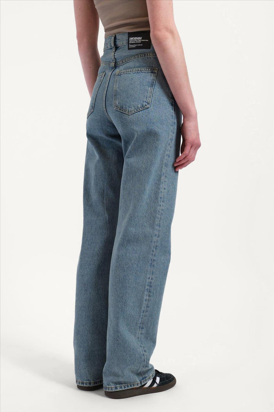 Dr. Denim - Blauwe Retro Dirt Echo straight jeans