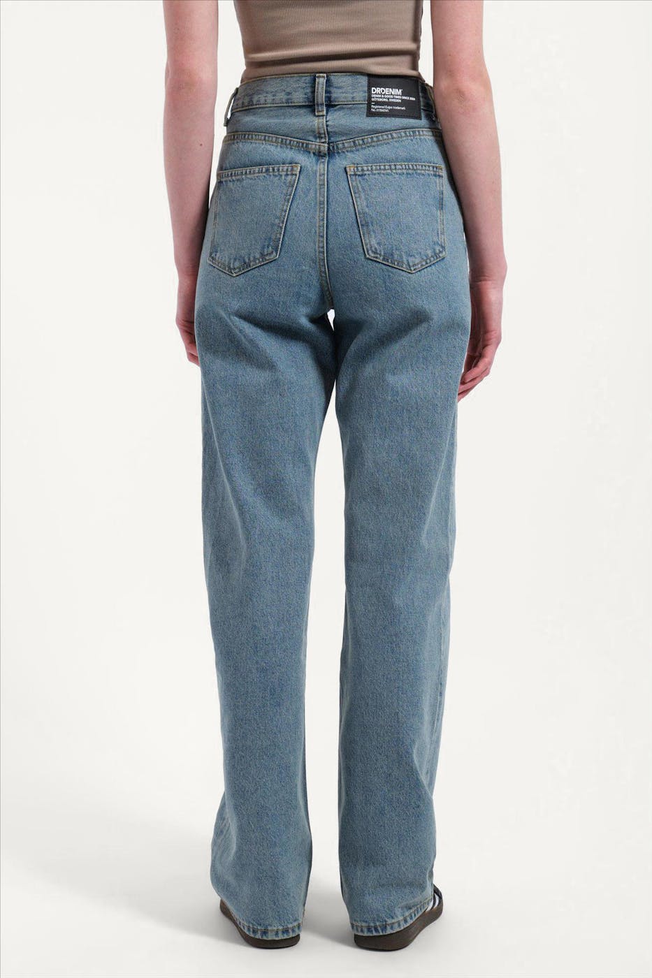 Dr. Denim - Blauwe Retro Dirt Echo straight jeans
