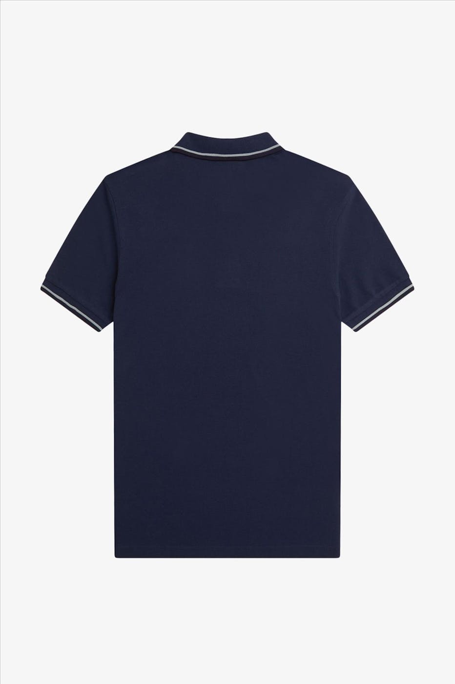 Fred Perry - Donkerblauw-Mintgroene Twin Tipped polo