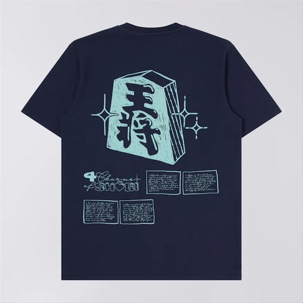 Edwin - Donkerblauwe Shogi T-shirt