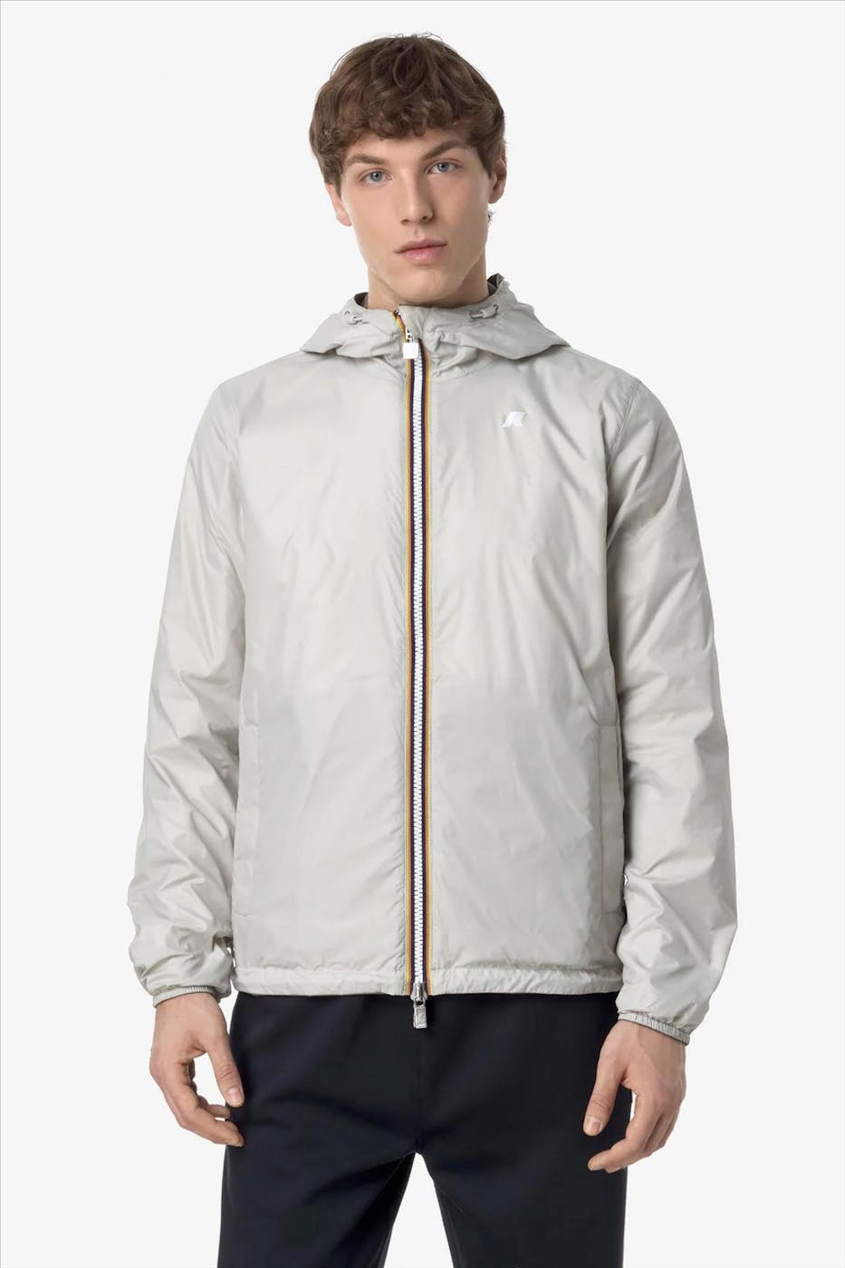 K-Way - Olijfgroen-Beige Jake Plus 2 Double regenjas