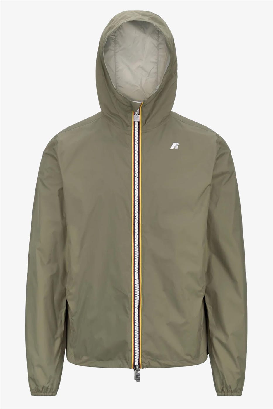 K-Way - Olijfgroen-Beige Jake Plus 2 Double regenjas