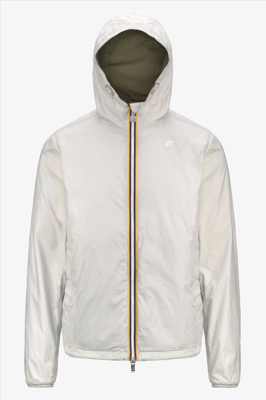 K-Way - Olijfgroen-Beige Jake Plus 2 Double regenjas