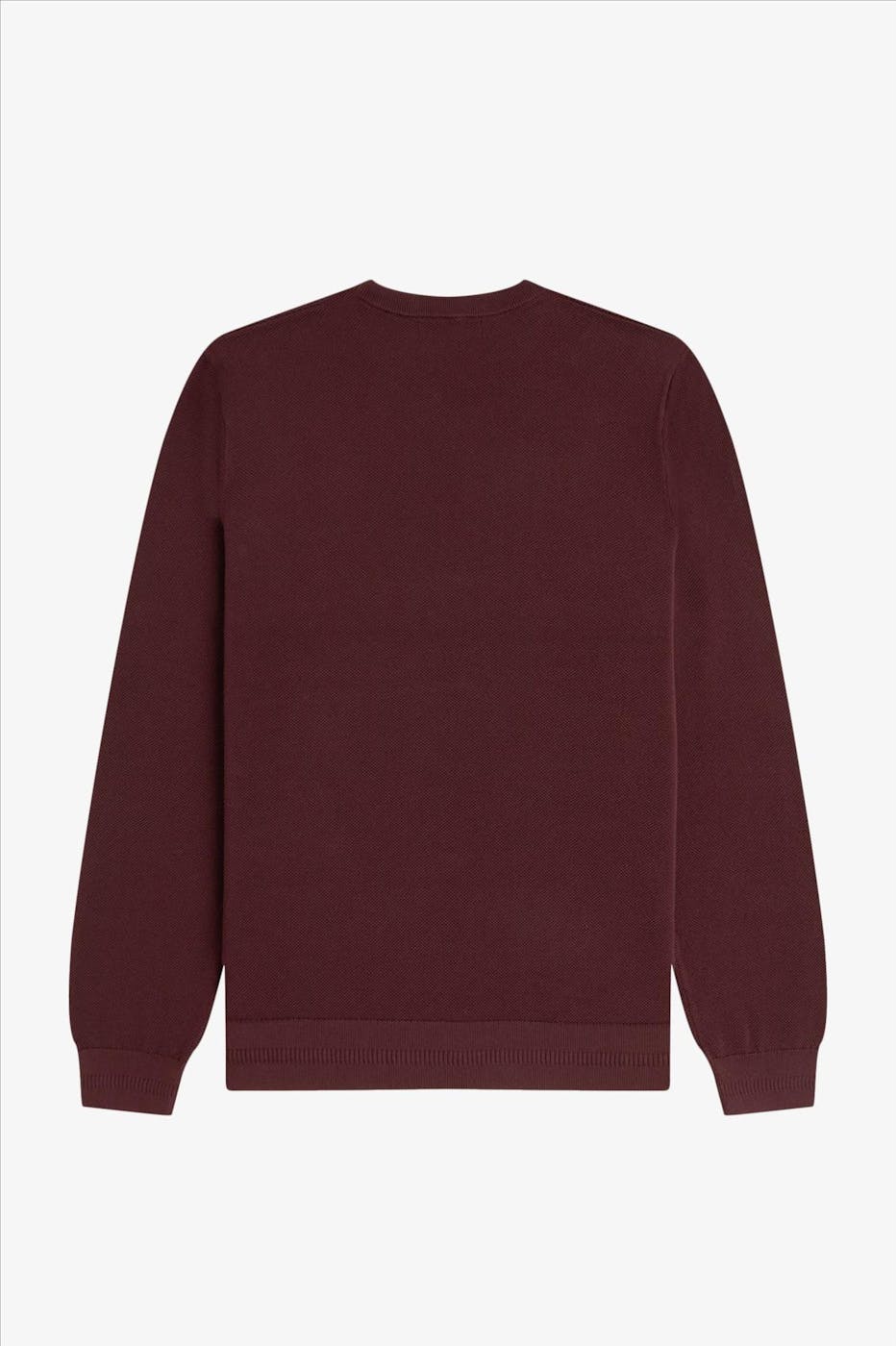Fred Perry - Bordeaux Pique Stitch sweater