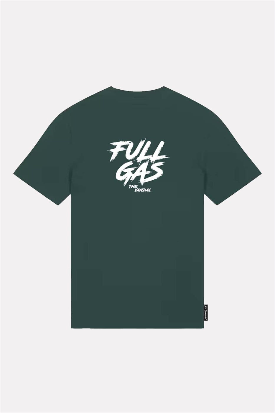 VANDAL - Donkergroene Full Gas T-shirt
