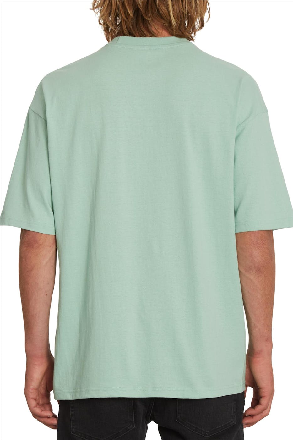 Volcom - Lichtgroene Rippeuro T-shirt