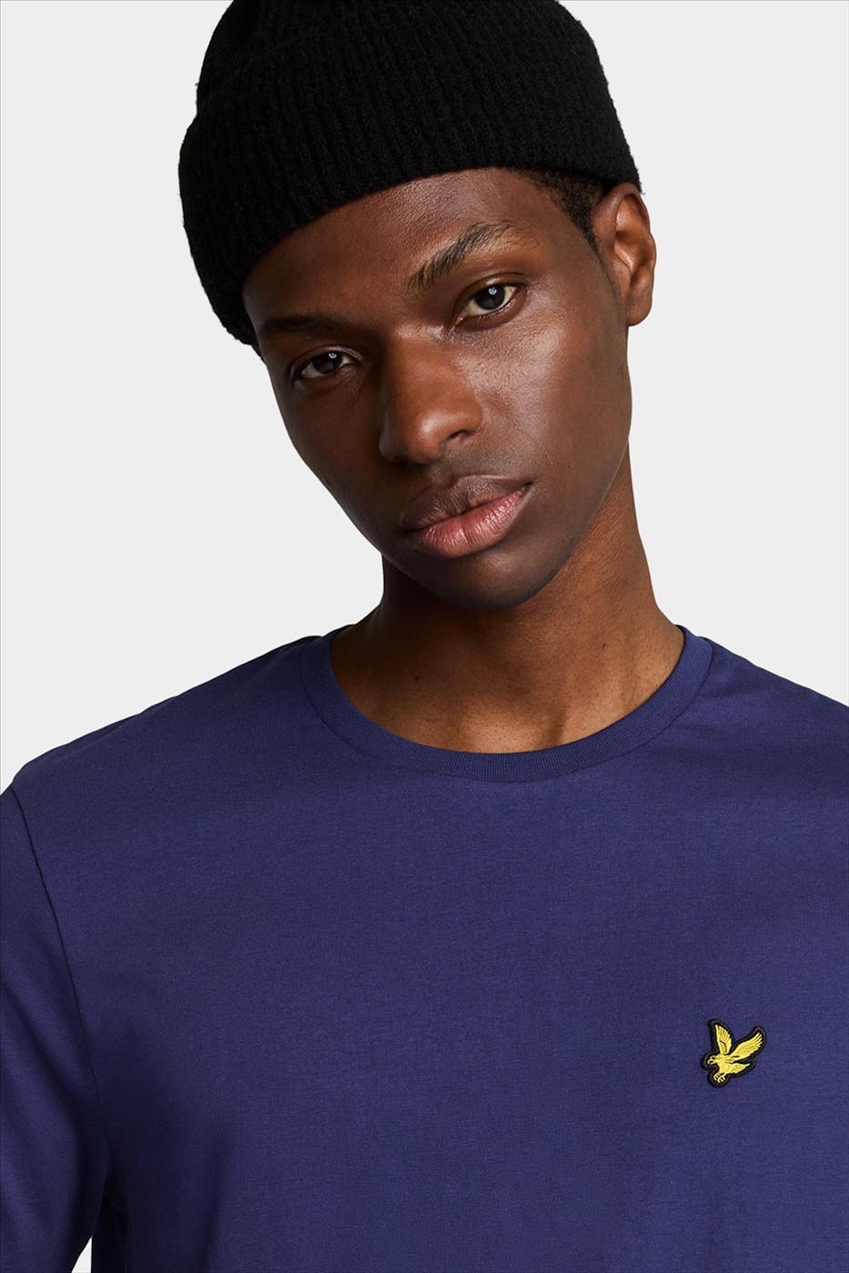 Lyle & Scott - Donkerblauwe Plain T-shirt