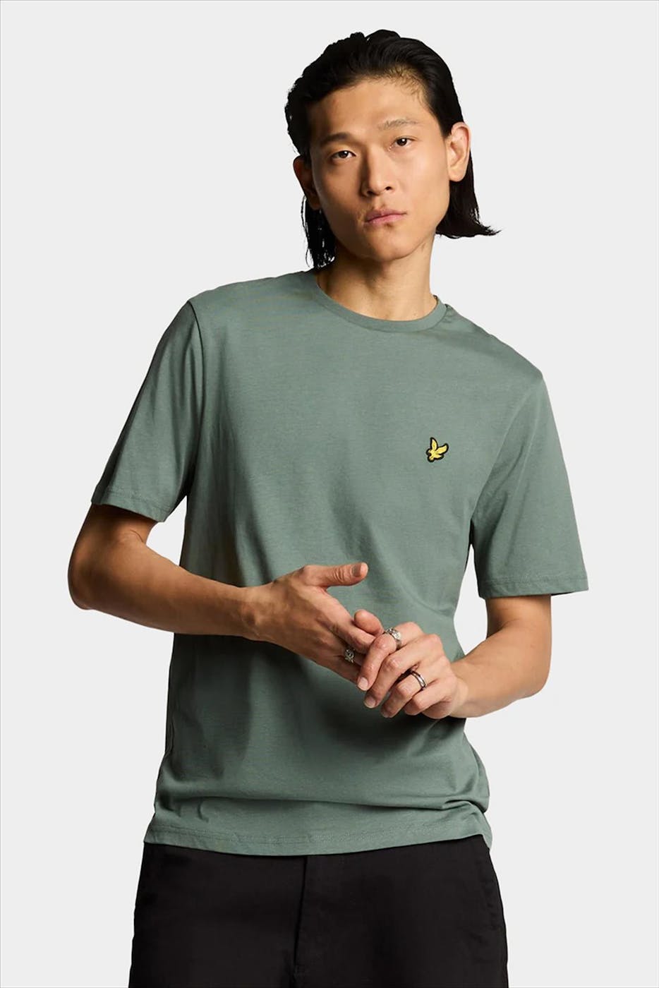 Lyle & Scott - Groene Plain T-shirt