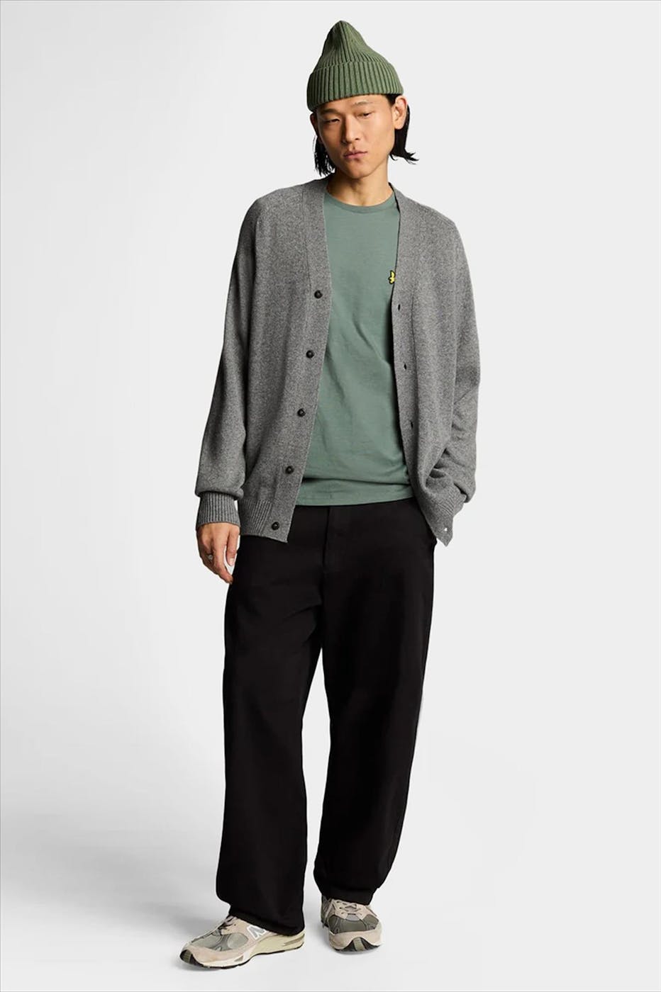 Lyle & Scott - Groene Plain T-shirt