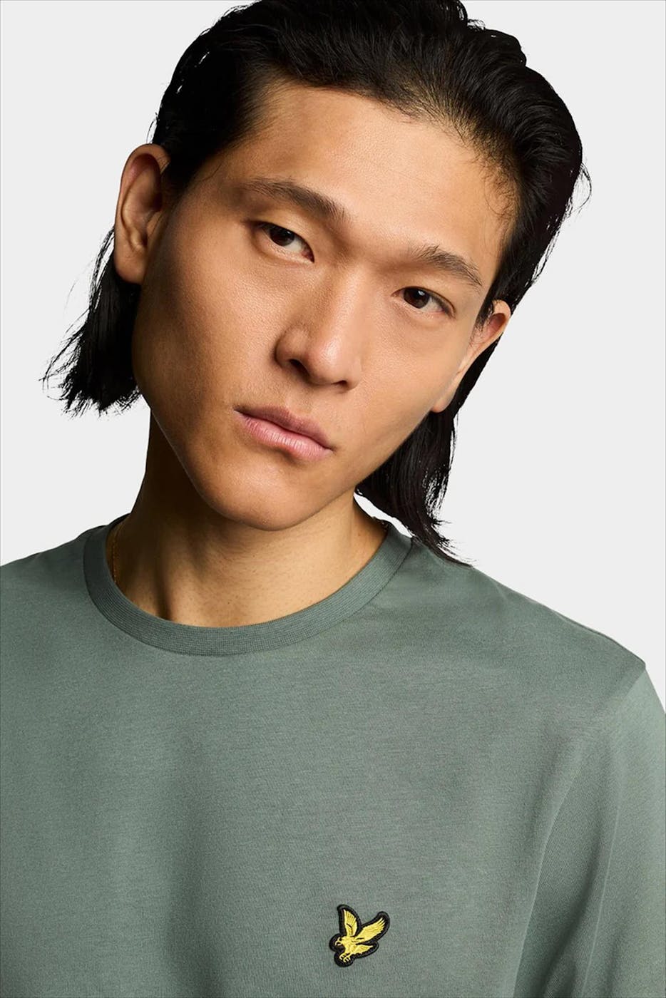 Lyle & Scott - Groene Plain T-shirt